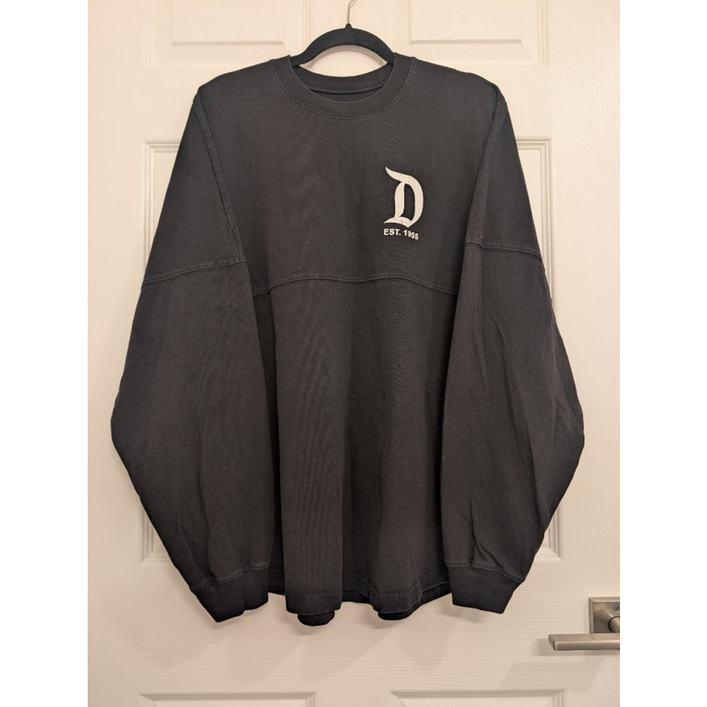 Exclusive Disney Parks Classic Black & White Spirit Jersey Unisex Oversized XL - Picture 3 of 6